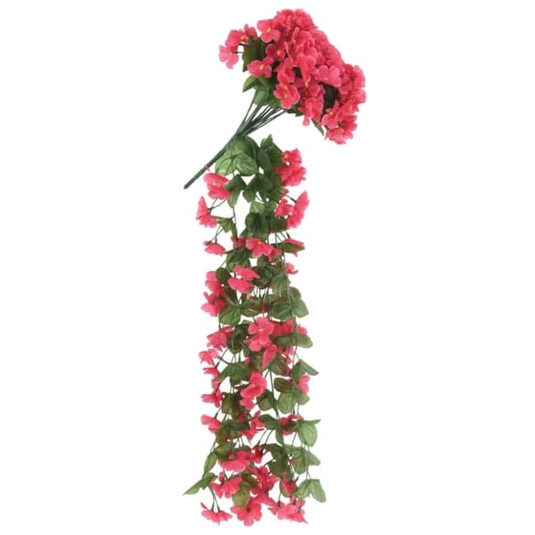 vidaXL Blomsterkranser for jul 3 stk rose 85 cm