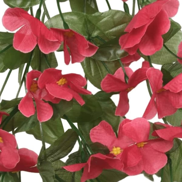 vidaXL Blomsterkranser for jul 3 stk rose 85 cm
