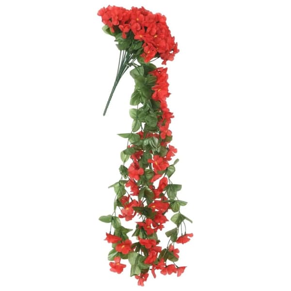 vidaXL Konstgjorda girlanger 3 st röd 85 cm