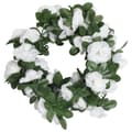Miniatyrbilde 2 av 7: vidaXL Blomsterkranser for jul 6 stk vår hvit 250 cm