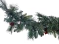 Miniatyrbilde 4 av 5: Julegirlander Grønn Syntetisk materiale 180 cm Med LED-lys Julepynt Jul Dekorasjon
