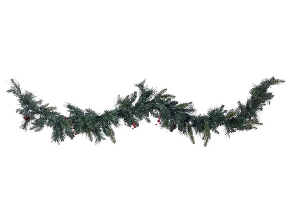 Julegirlander Grønn Syntetisk materiale 180 cm Med LED-lys Julepynt Jul Dekorasjon