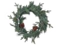Miniatyrbilde 4 av 5: Julekrans Grønn Syntetisk materiale ø 60 cm Kongler Julepynt Jul Dekorasjon