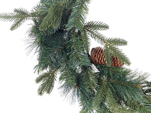 Julekrans Grønn Syntetisk materiale ø 60 cm Kongler Julepynt Jul Dekorasjon