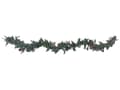 Miniatyrbillede 1 af 5: Juleguirlande Grøn 180 cm Kunstig Guirlande LED Lys Julepynt Indretning Tilbehør
