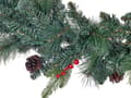 Miniatyrbild 4 av 5: Julgirlang Grön Syntetmaterial 270 cm Förbelyst med LED-lampor Juldekor Vinter Jul Grönska