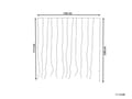 Miniatyrbilde 3 av 8: Smart LED-lysgardin Transparent Flerfarget lys 150 cm Appstyrt med timer og bryter Julebelysning Dekorasjon