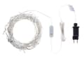 Miniatyrbilde 5 av 8: Smart LED-lysgardin Transparent Flerfarget lys 150 cm Appstyrt med timer og bryter Julebelysning Dekorasjon