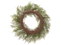 Miniatyrbilde 6 av 7: Julekrans Grønn Syntetisk materiale ø 70 cm Kongler Tradisjonell stil Interiør Dekor Jul Julepynt Dørkrans