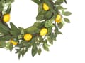 Miniatyrbillede 7 af 7: Dørkrans grøn håndlavet dekorativ kunstig blomst rund 50 cm bord vægdekoration traditionel rustik stil