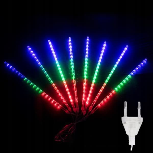 METEORS ICICLES sataa lunta IP44 LED-joulukuusen ulkovalot