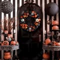 Miniatyrbild 2 av 4: TD® Halloween-kransdörrhängande 35*35*9cm Spindeldesign Festlig hängande Lämplig för Halloween-dekoration