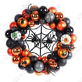 Miniatyrbild 1 av 4: TD® Halloween-kransdörrhängande 35*35*9cm Spindeldesign Festlig hängande Lämplig för Halloween-dekoration