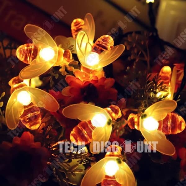 TD® String Lights Utomhus Födelsedagsdekoration 3m Färg Semesterbelysning String Party Vattentät Trädgård Blinkande Fi