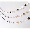 Miniatyrbild 3 av 4: TD® Kedja Garland Bunting Banner Band Paljett Guld Silver Rund Alla hjärtans dag Jul Födelsedag Make Festdekoration