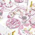 Miniatyrbild 4 av 4: TD® Unicorn Theme Födelsedagstillbehör Engångsutrustning Dekorera Stora Inomhus Utomhus Barnfödelsedagsfester