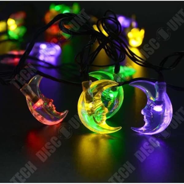 TD® Solar String Lights Lyktor 30LED Dekoration Månen Utomhus Trädgård Julbelysning Blinkande String Lights