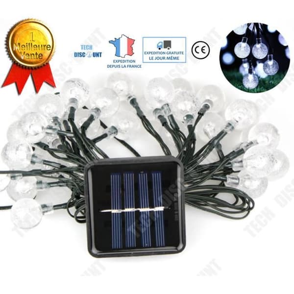 TD® Solar string lights julgran utomhus inomhus 2,1 mm belysning dekoration ljus kraftfull ljusstyrka födelsedag