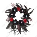 Miniatyrbild 1 av 4: TD® Halloween krans Diameter 35 cm Färgglada konstgjorda ögonglober Dekorativa rekvisita Dörrhängande för Halloween