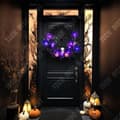Miniatyrbild 3 av 4: TD® Halloween Skelettkrans 45*39 cm Skräckdekoration Ljusdesign Dekorationskrans för Halloween