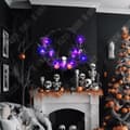 Miniatyrbild 2 av 4: TD® Halloween Skelettkrans 45*39 cm Skräckdekoration Ljusdesign Dekorationskrans för Halloween