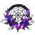 Miniatyrbild 1 av 4: TD® Halloween Skelettkrans 45*39 cm Skräckdekoration Ljusdesign Dekorationskrans för Halloween