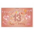 Miniatyrbild 1 av 4: TD® 13-års banner 180cmx110cm Ljusa färger Festlig dekoration
