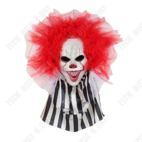 TD® Halloween Clown Krans 50*62 cm Väggdekoration Modellering Skrämmande clown Lämplig för Halloween dekoration