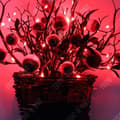 Miniatyrbild 4 av 4: TD® Dörrhängande Halloween 38*32*13cm Spindeldekor Skrämmande hänge Krans Lämplig för Halloween-dekorationen