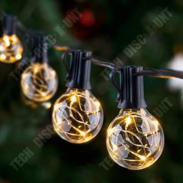 TD® LED-slingor/30 glödlampor Vattentät/energisparande/inomhus- och utomhusdekoration Festlig juldekoration
