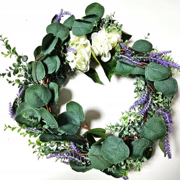 Krans kunstige blomster Eucalyptus