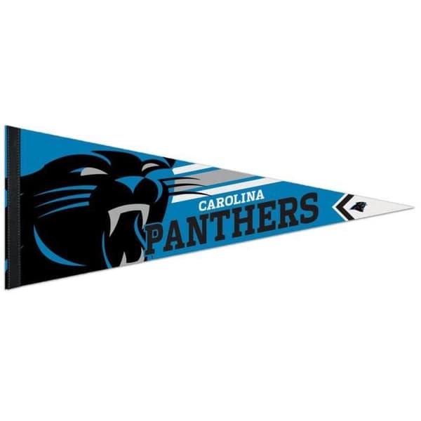 Fanaflagg i filt - Wincraft - Carolina Panthers - 75x30cm - Retro design - Väggdekoration