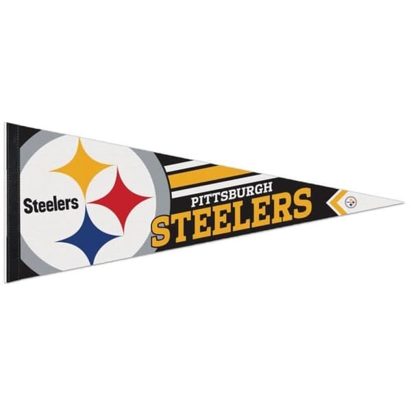 Fanion - Wincraft - Pittsburgh Steelers - Filt - 75x30cm - Gul
