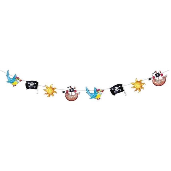 P'TIT Clown re22496 - Piraters födelsedagsgirlang