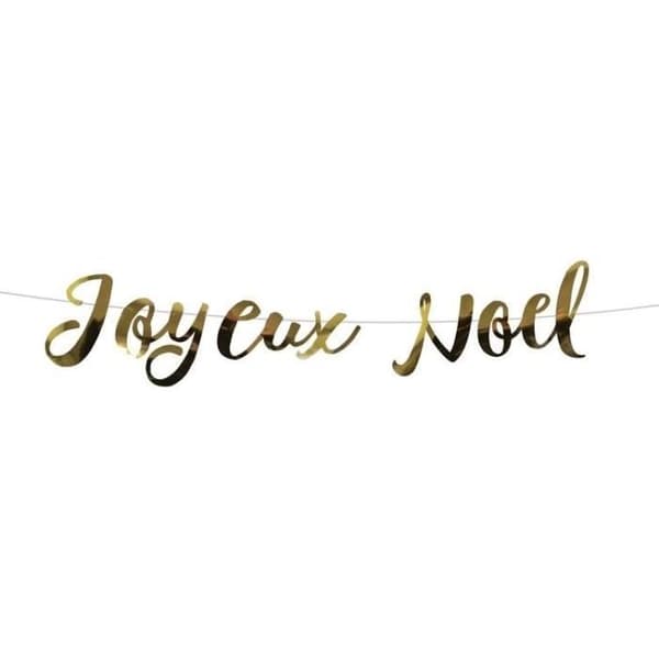P'TIT Clown re22843 - Julgransprydnad God Jul, Guld 2 meter