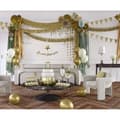 Miniatyrbild 3 av 3: P'TIT Clown re22598 - Girlang Glad Födelsetag Guld