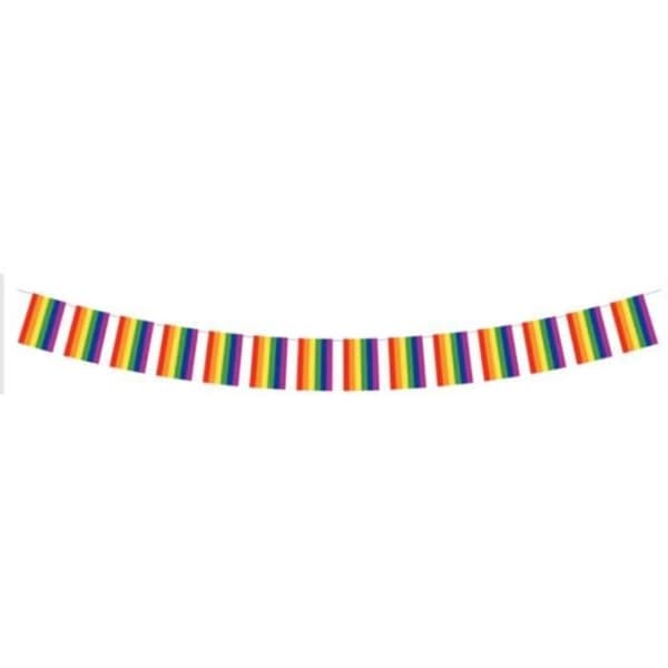 P'TIT Clown re23255 - Pride regnbåge girlang 5m