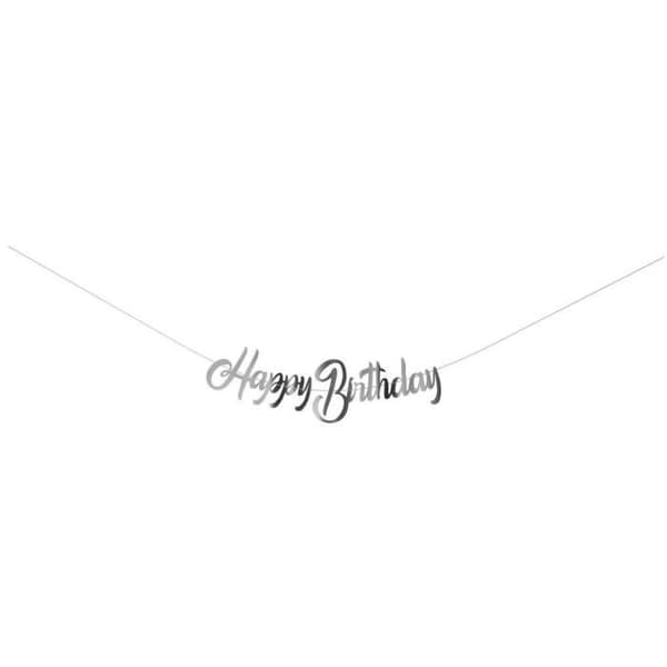 P'TIT Clown re22581 - Happy Birthday Girlang Silver