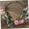 Miniatyrbild 7 av 7: Konstgjord blomsterkrans – dekorativ dörr- och väggdekoration för hem och trädgård