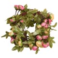 Miniatyrbild 2 av 2: Julkransar med blommor 6 st rosa 215 cm