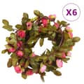Miniatyrbild 1 av 2: Julkransar med blommor 6 st rosor 215 cm