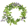 Miniatyrbild 2 av 2: Julkransar med blommor 6 st lila 200 cm