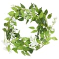 Miniatyrbild 2 av 2: Julkransar med blommor 6 st vit 200 cm