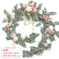 Miniatyrbild 2 av 2: Konstgjord Eukalyptus Girlang, Eleganta Sidenblommor, Perfekt för Bröllop,BB