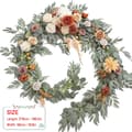 Miniatyrbild 2 av 2: Konstgjord Eukalyptus Girlang, Eleganta Sidenblommor, Perfekt för Bröllop,