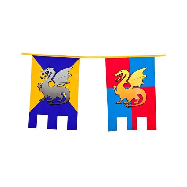 Banderollslina riddare medeltida 6 m