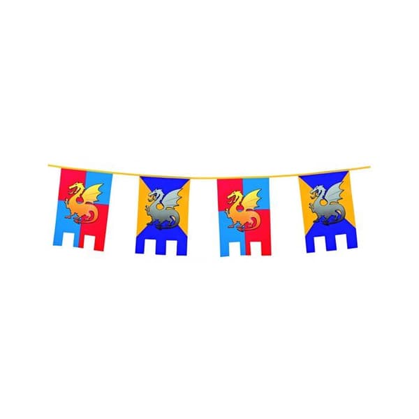 Banderollslina riddare medeltida 6 m