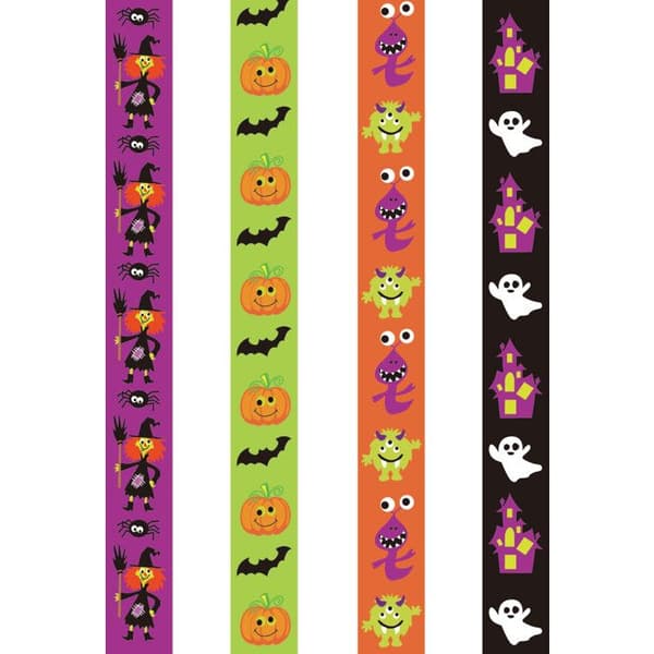 Papperbander för Halloween-girlang 2x20 cm 84 stycken