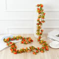 Miniatyrbild 2 av 2: Blomsterkrans, Storlek 2m, 45 Huvuden, Färgval,5pcs orange