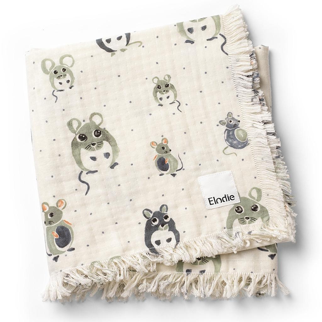Elodie Details Soft Cotton blanket - Forest mouse